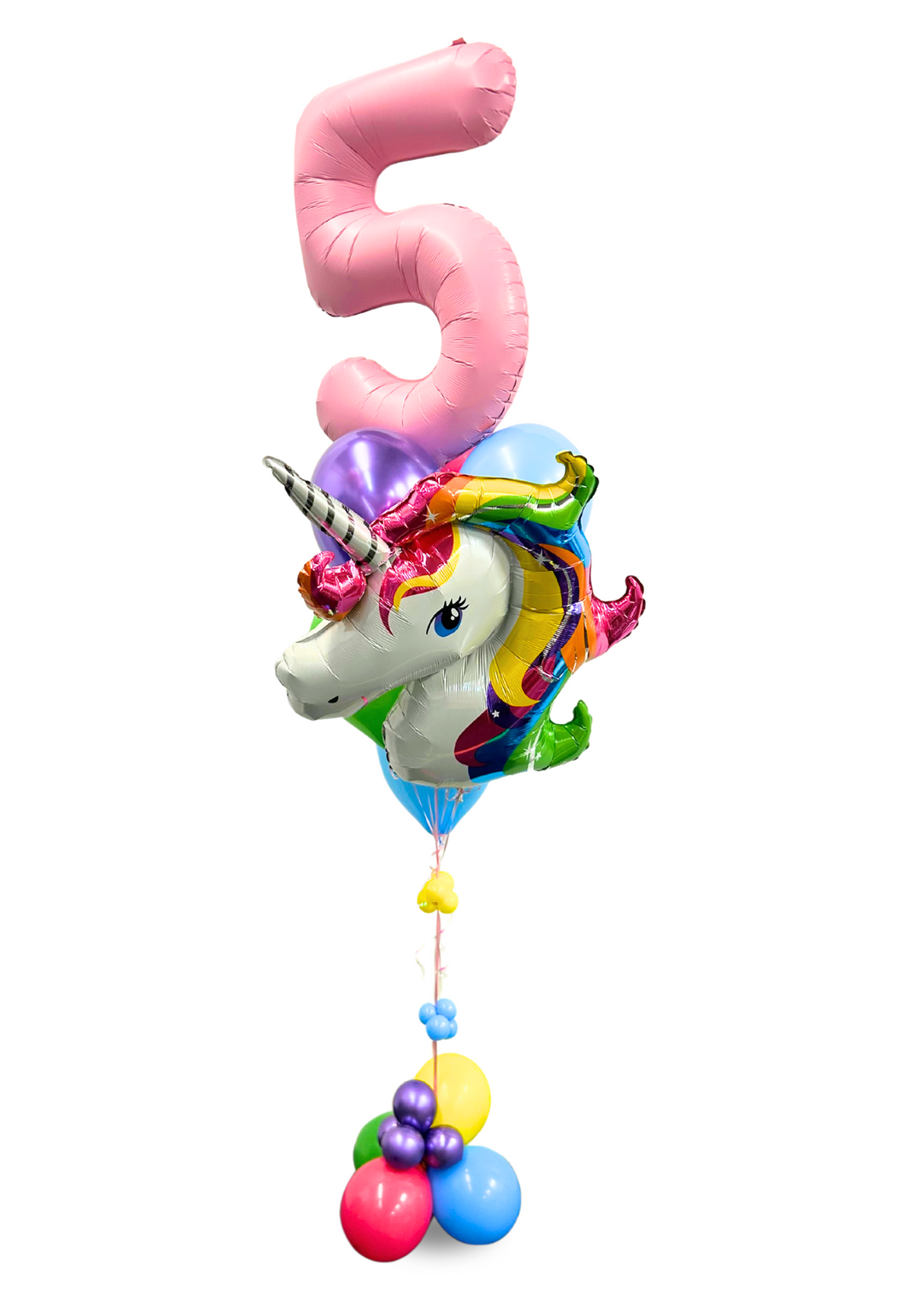 Unicorn Number Balloon Package