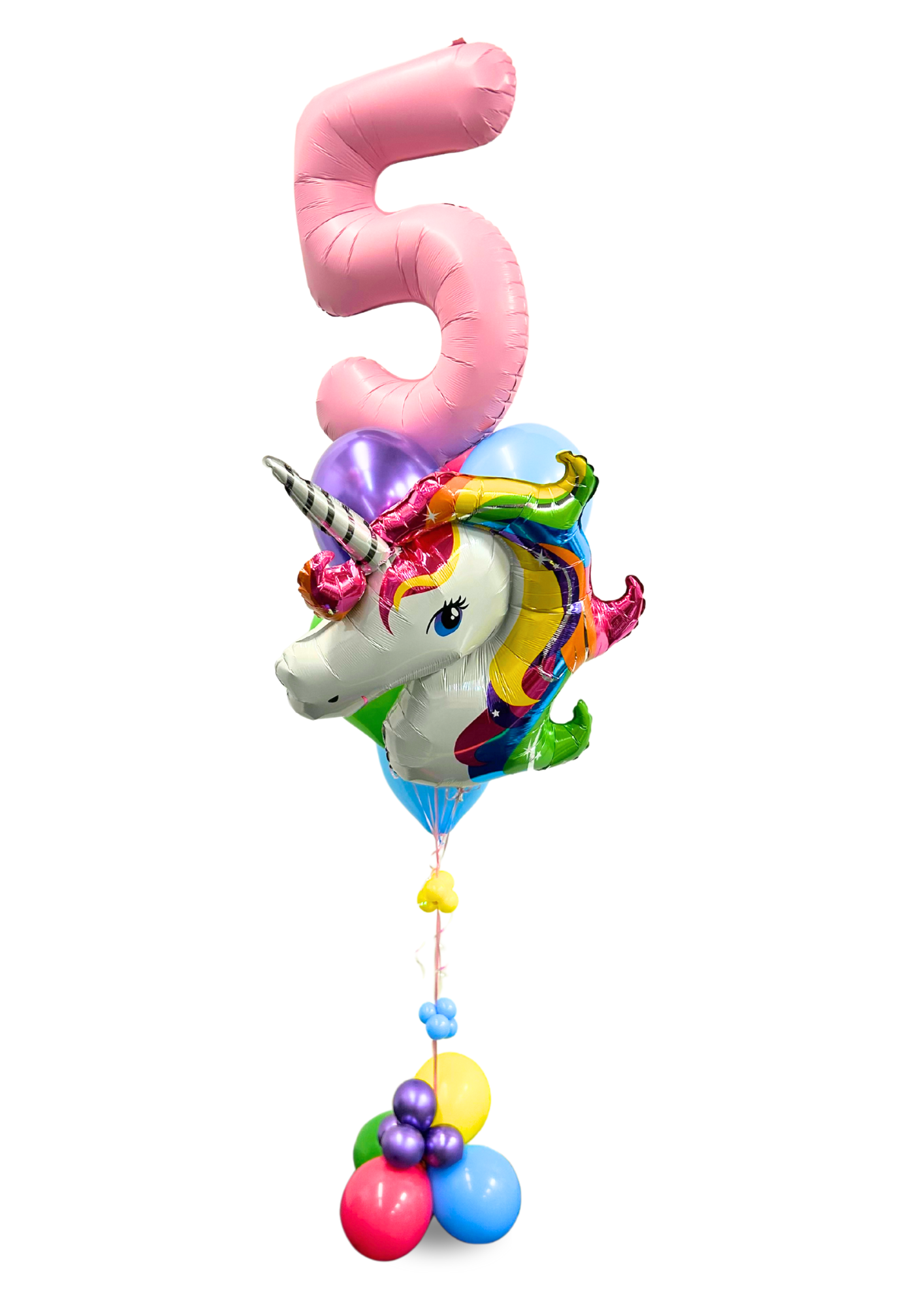Unicorn Number Balloon Package