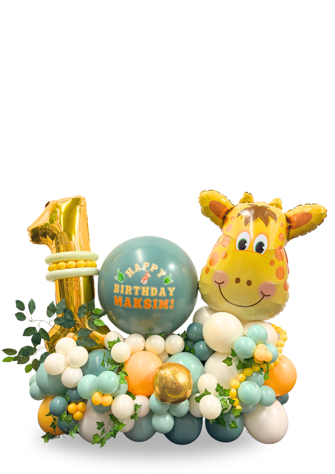Wild one Package with custom message balloon