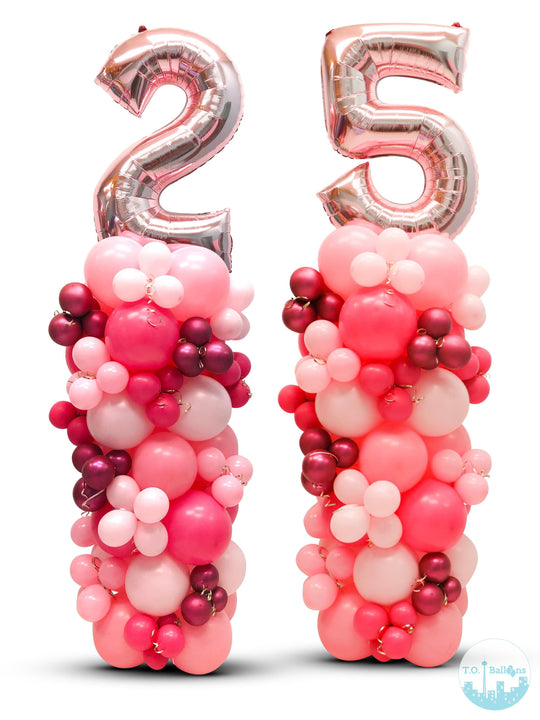 5ft number and letter balloon columns (sold individually)