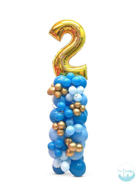 5ft number and letter balloon columns (sold individually)