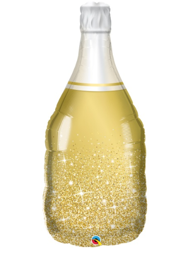 Champagne bottle balloons