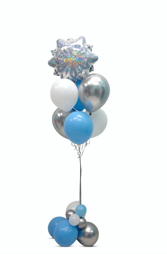 Holiday Snowflake Balloon Bouquet