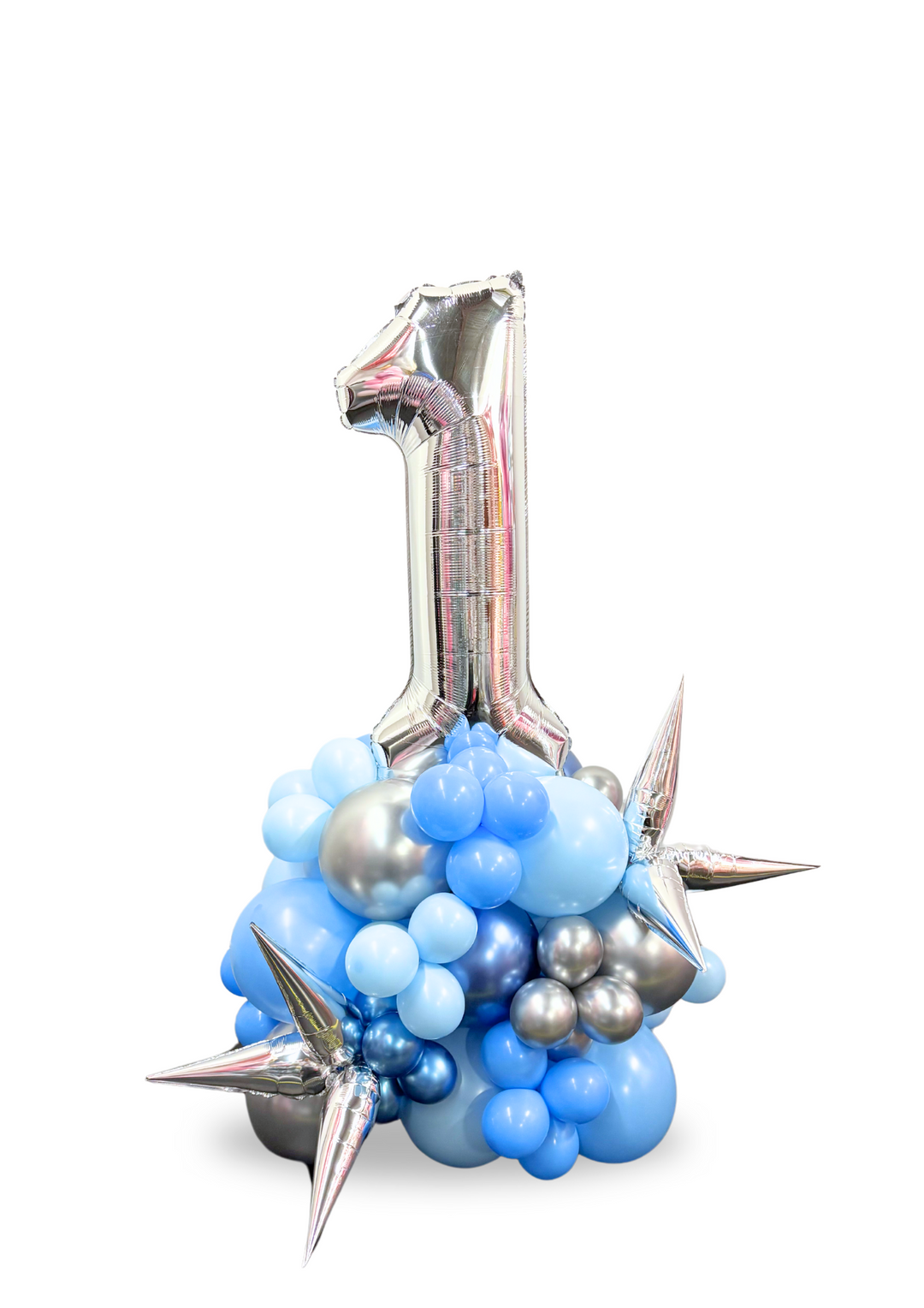 34" Number on Air-filled balloon stand