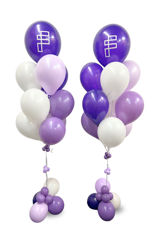17" Custom message Balloon Bouquet (qty 1)