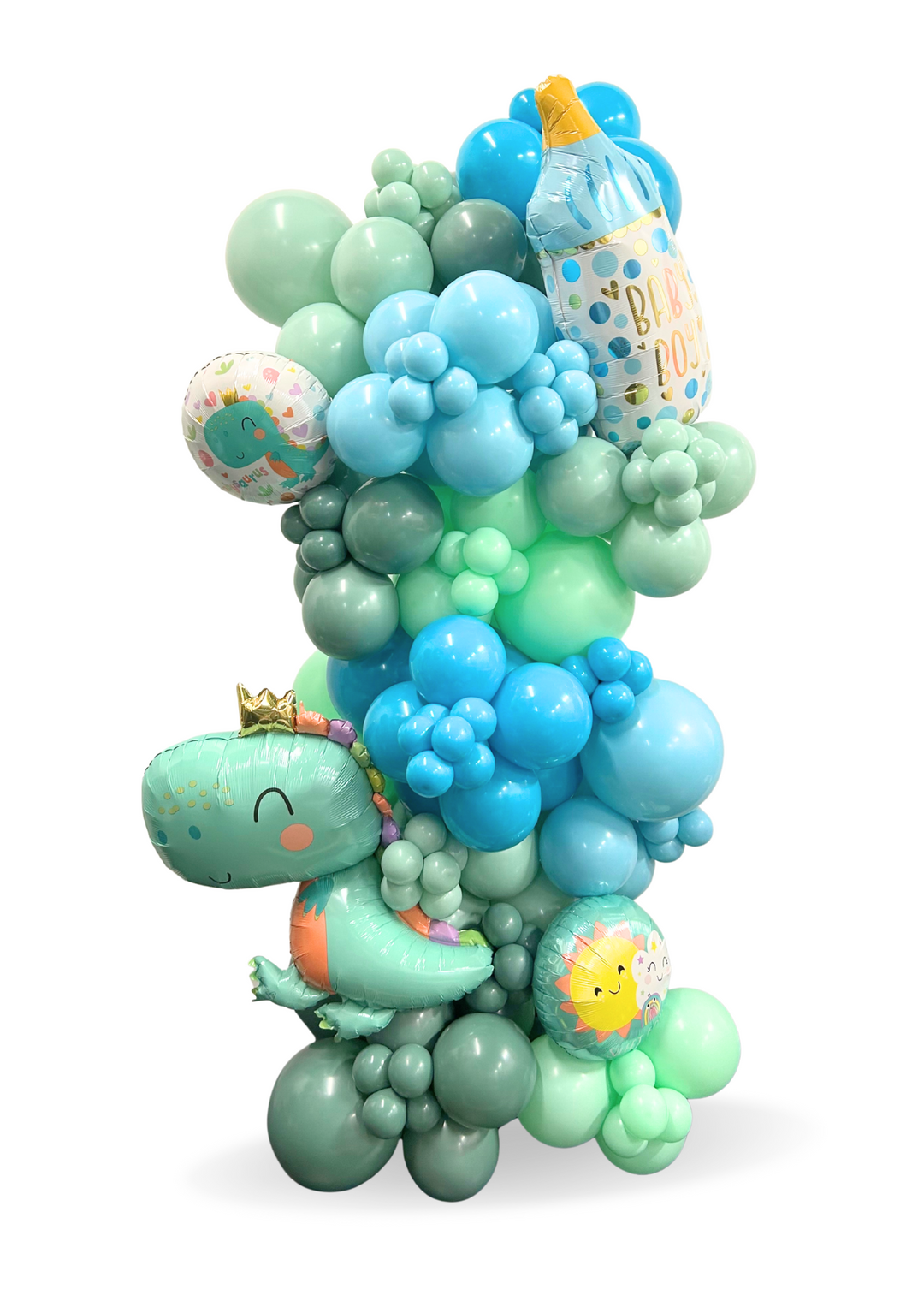 Dinosaur freestanding balloon cluster