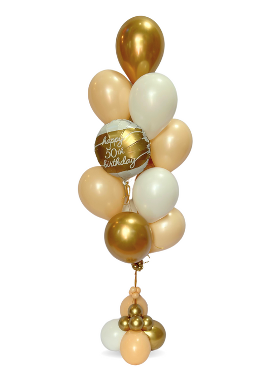 Happy 50th Birthday Balloon Bouquet