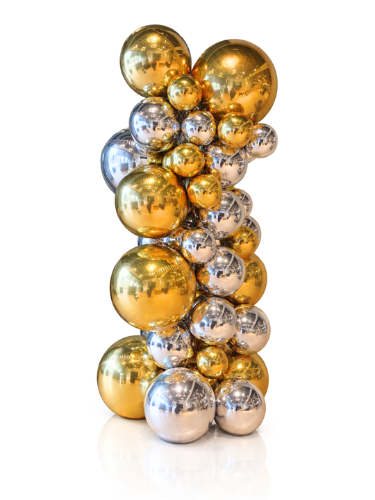 Orbz sphere balloon garlnd 7FT TALL