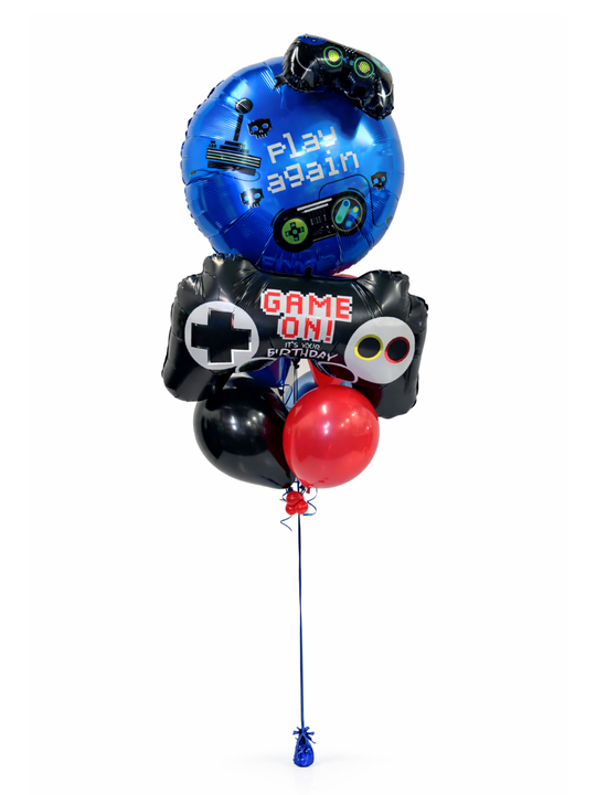 30 " Gamer Birthday Giant Foil Balloon with 3D Game Controller