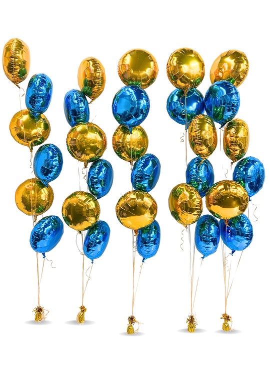 Foil helium balloon wall (pricing based on 1 strand)