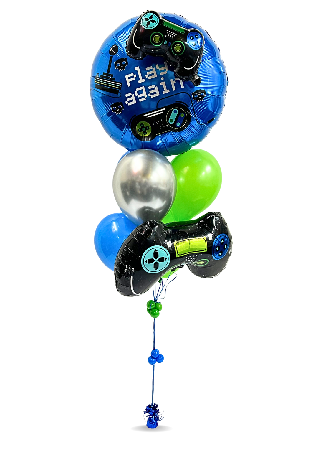 30 " Gamer Birthday Giant Foil Balloon with 3D Game Controller