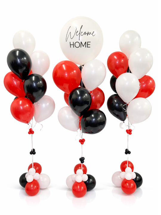 20" custom message bouquet package (3 bouquets as seen in image)