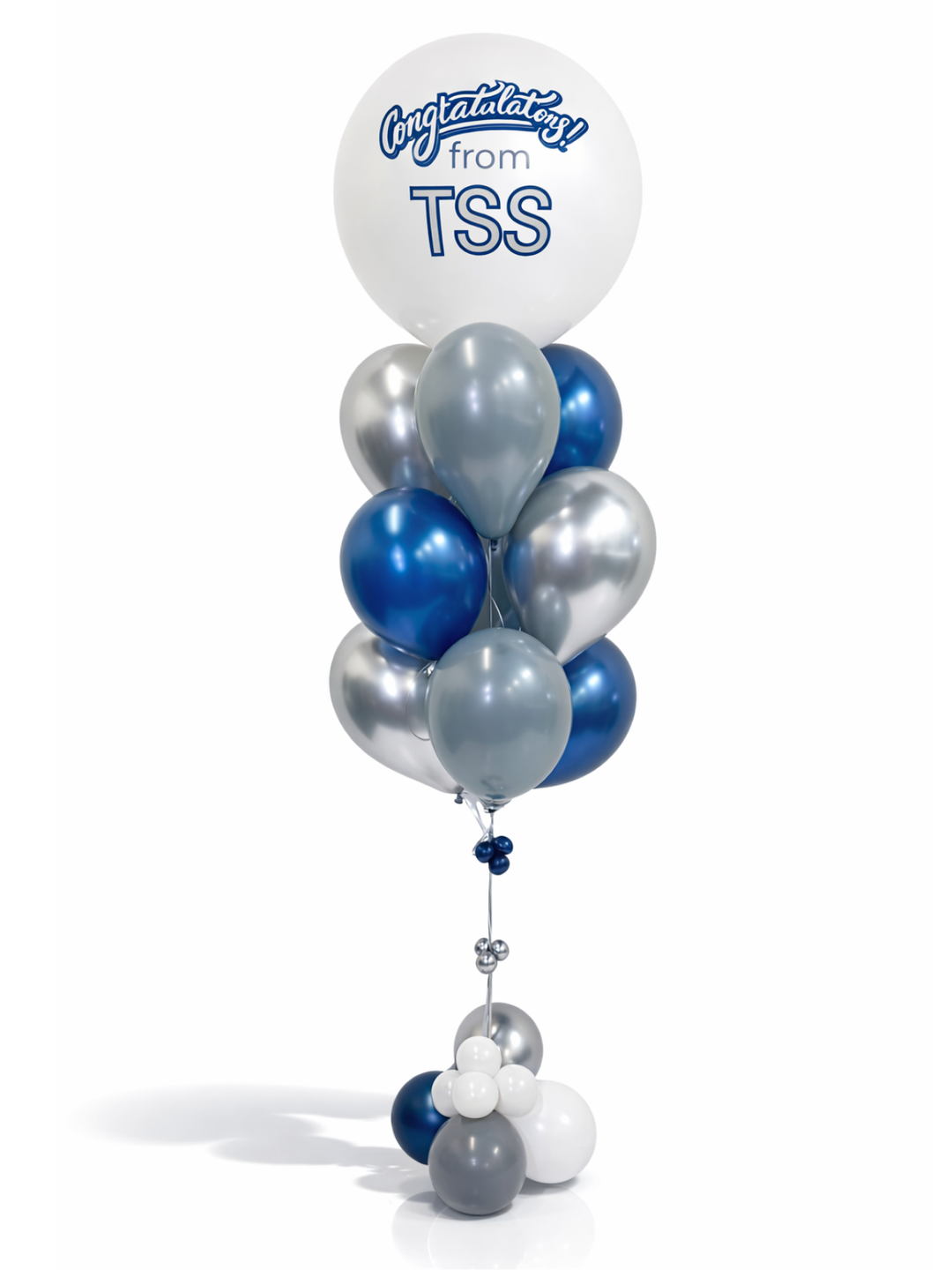 20" Custom message Balloon Bouquet (qty 1)