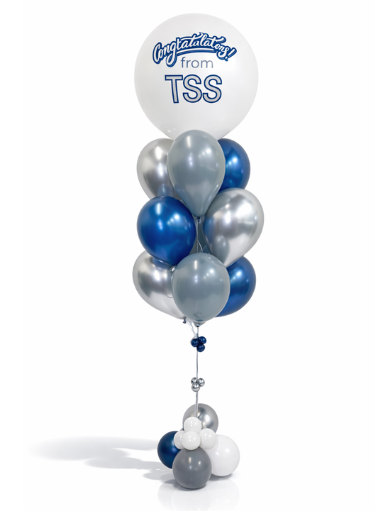 20" Custom message Balloon Bouquet (qty 1)