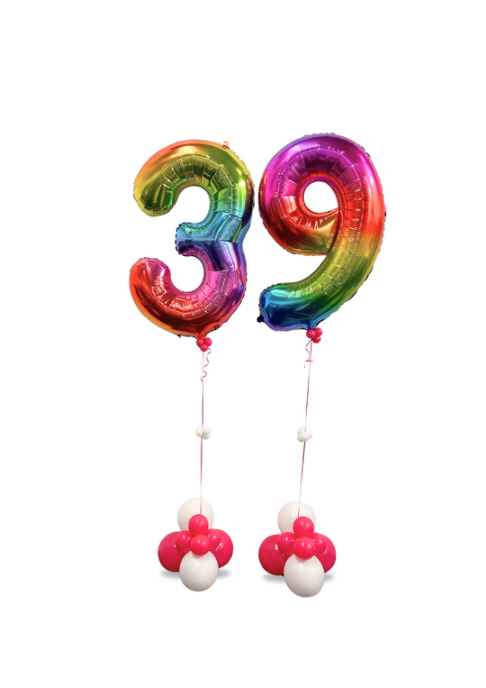 Number Balloons Jumbo (qty 1) *8 Colour Options