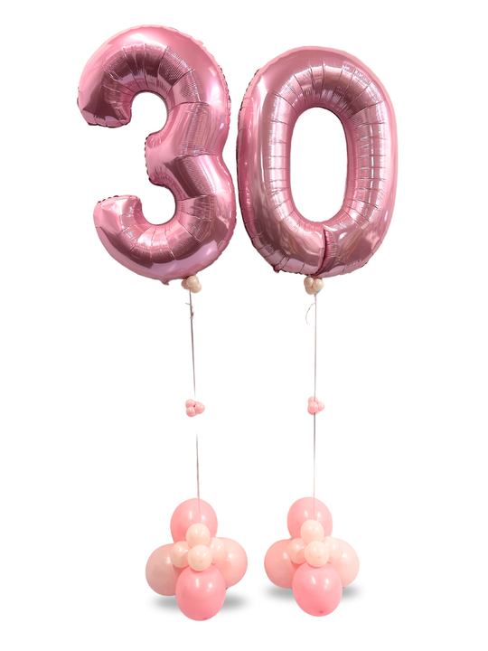 Number Balloons Jumbo (qty 1) 8 Colours