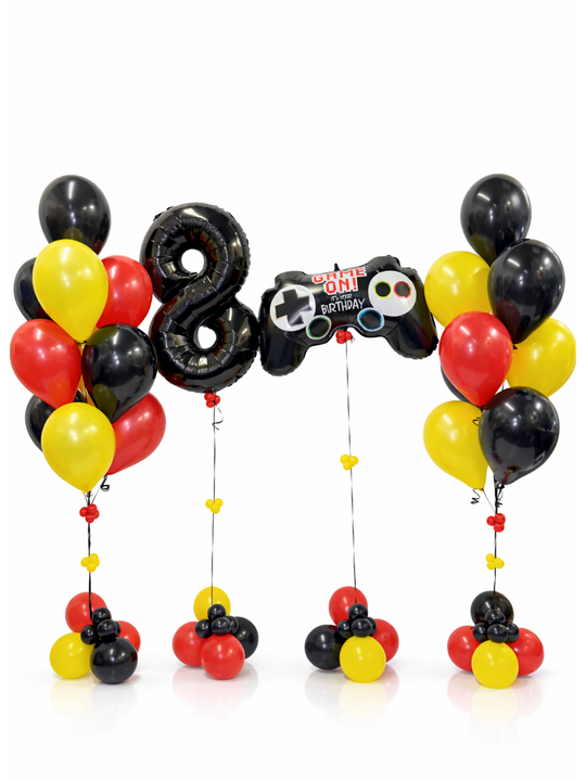 Gamer Birthday with 3D Game Controller Number Birthday Package