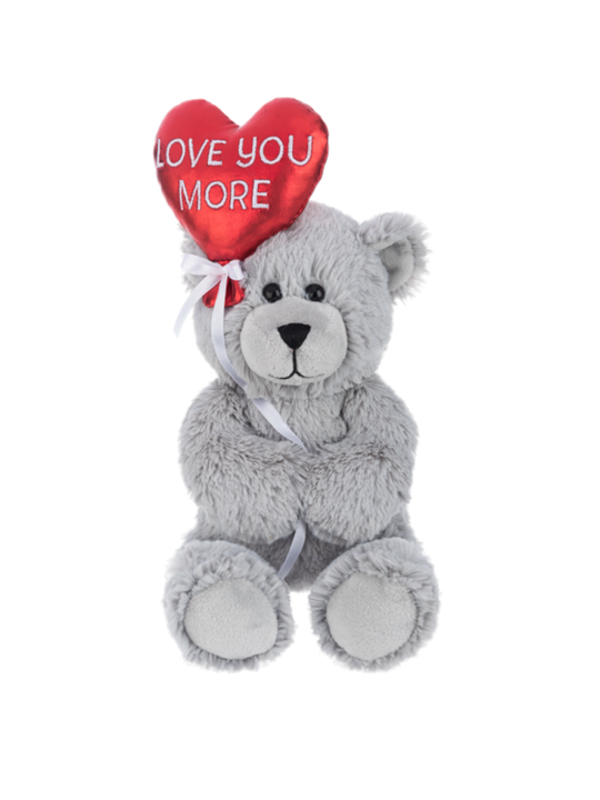 10" LOVE YOU MORE BALLOON BEAR