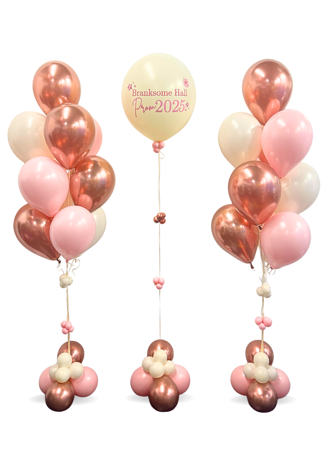 Birthday Bouquets with Custom Message Balloon Bundle