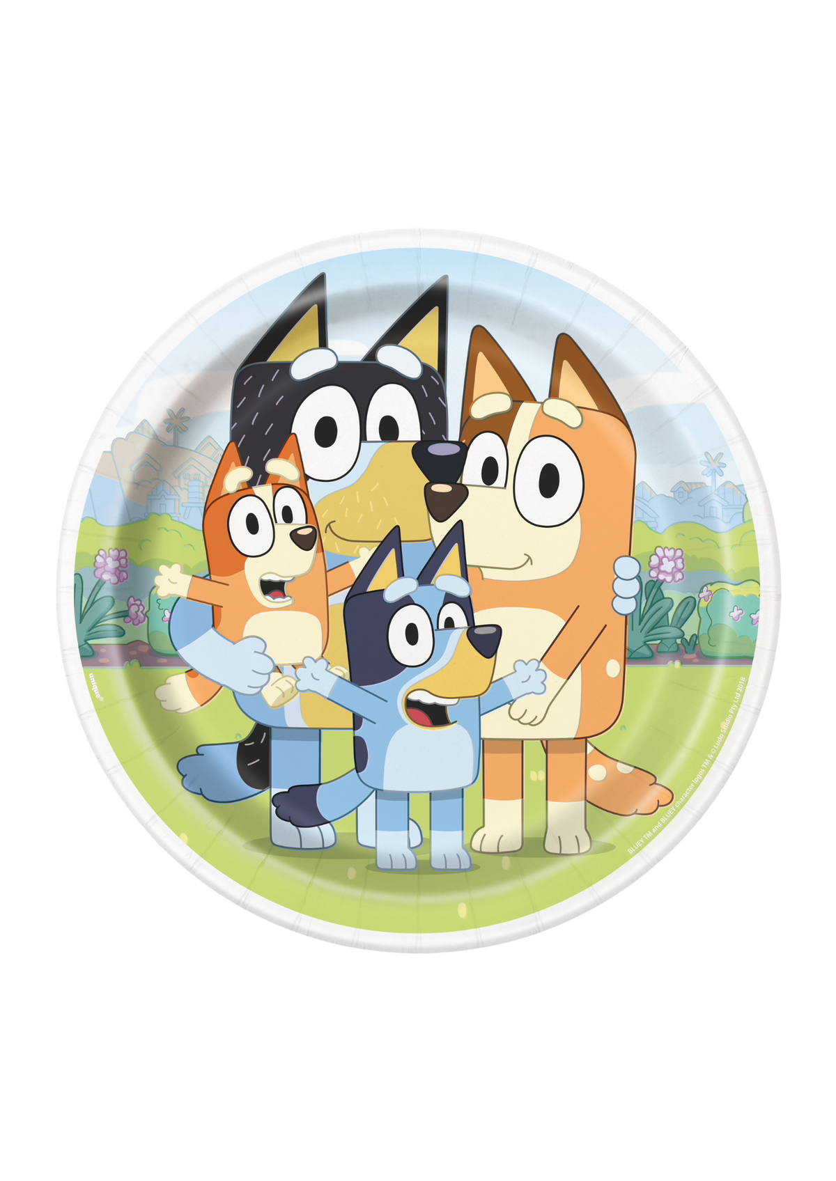 Bluey Round Plates 8ct (two sizes)