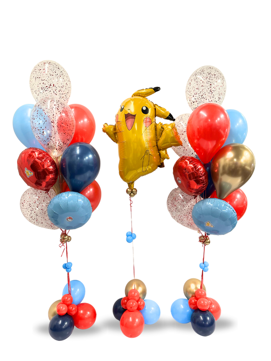 Pikachu Pokemon Birthday Balloon Package