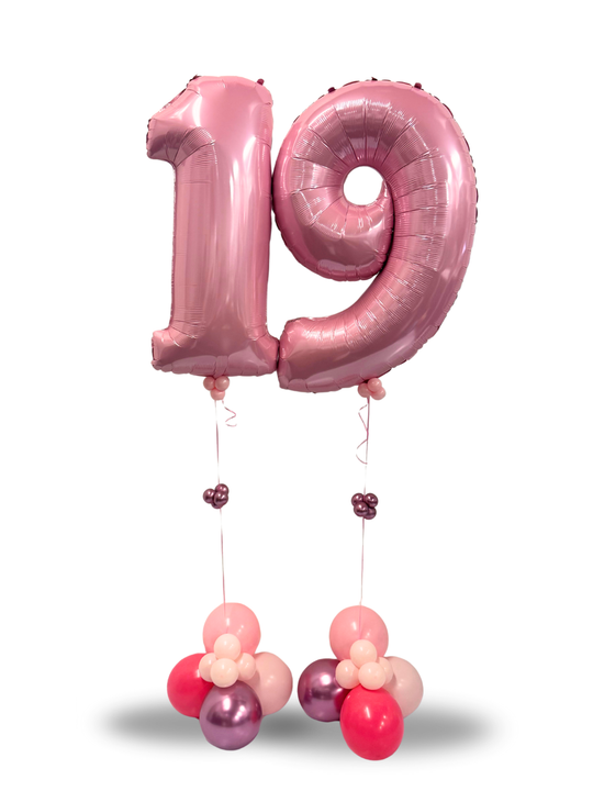 Number Balloons Jumbo (qty 1) 8 Colours