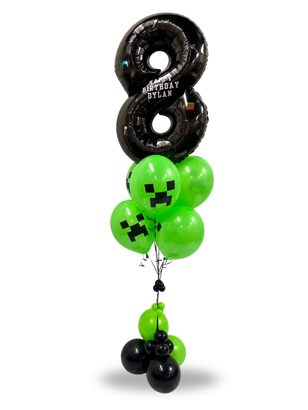 Custom message minecraft balloons with number