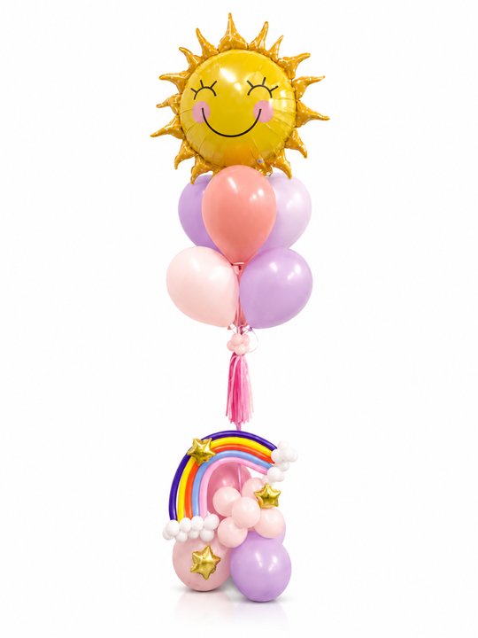 Sun balloon bouquet