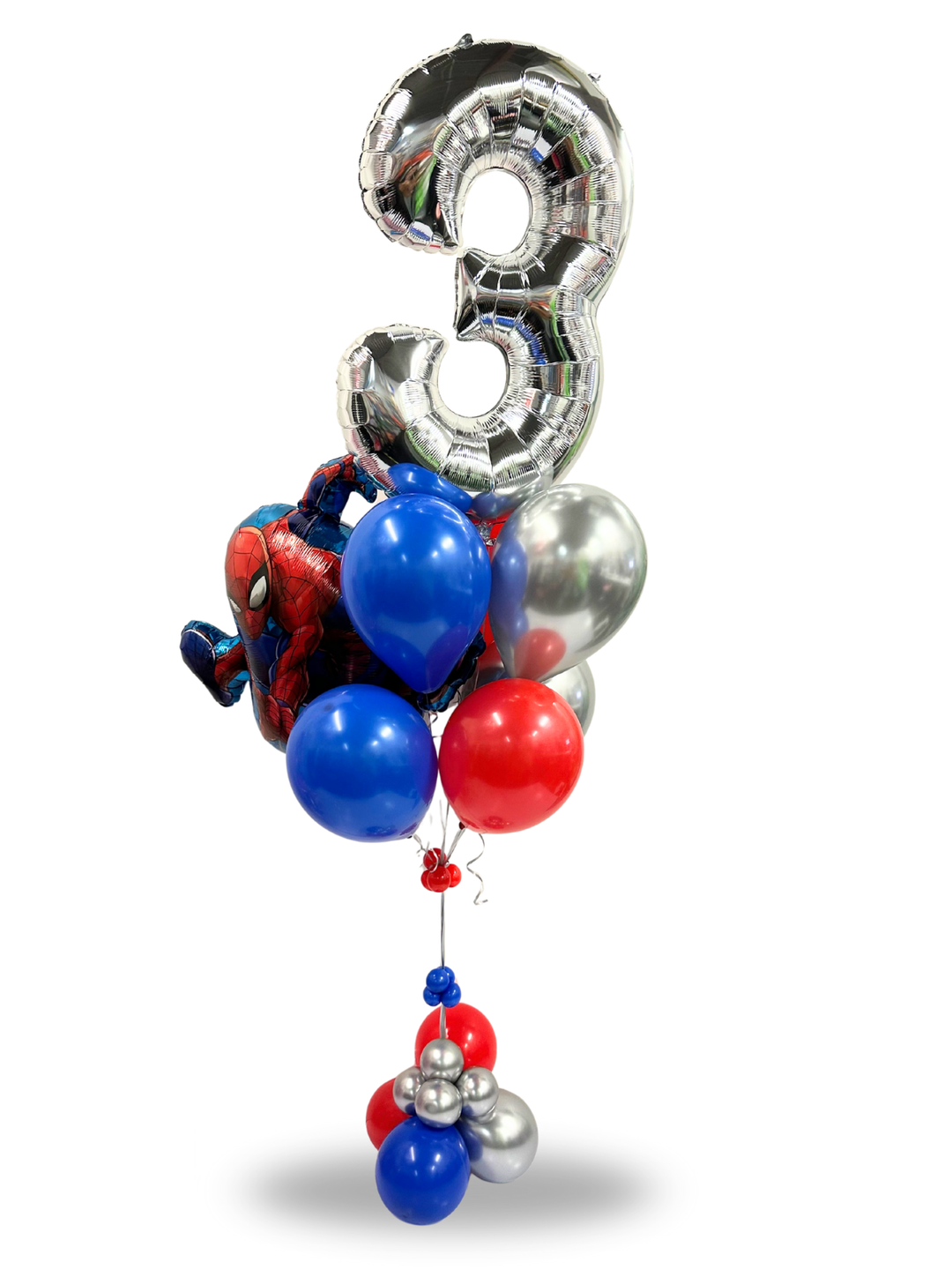 Spiderman Number Balloon Package