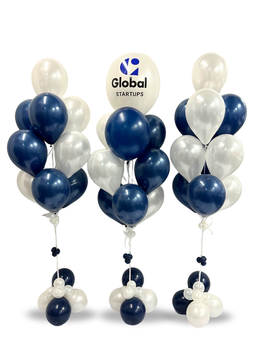 20" custom message bouquet package (3 bouquets as seen in image)