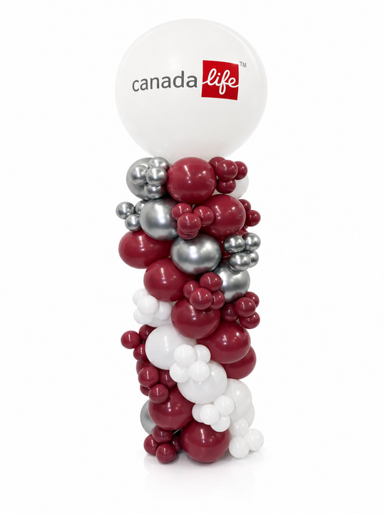 Full Colour Custom Logo/Text Balloon Column