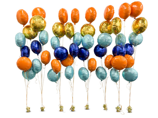 Foil helium balloon wall (pricing based on 1 strand)