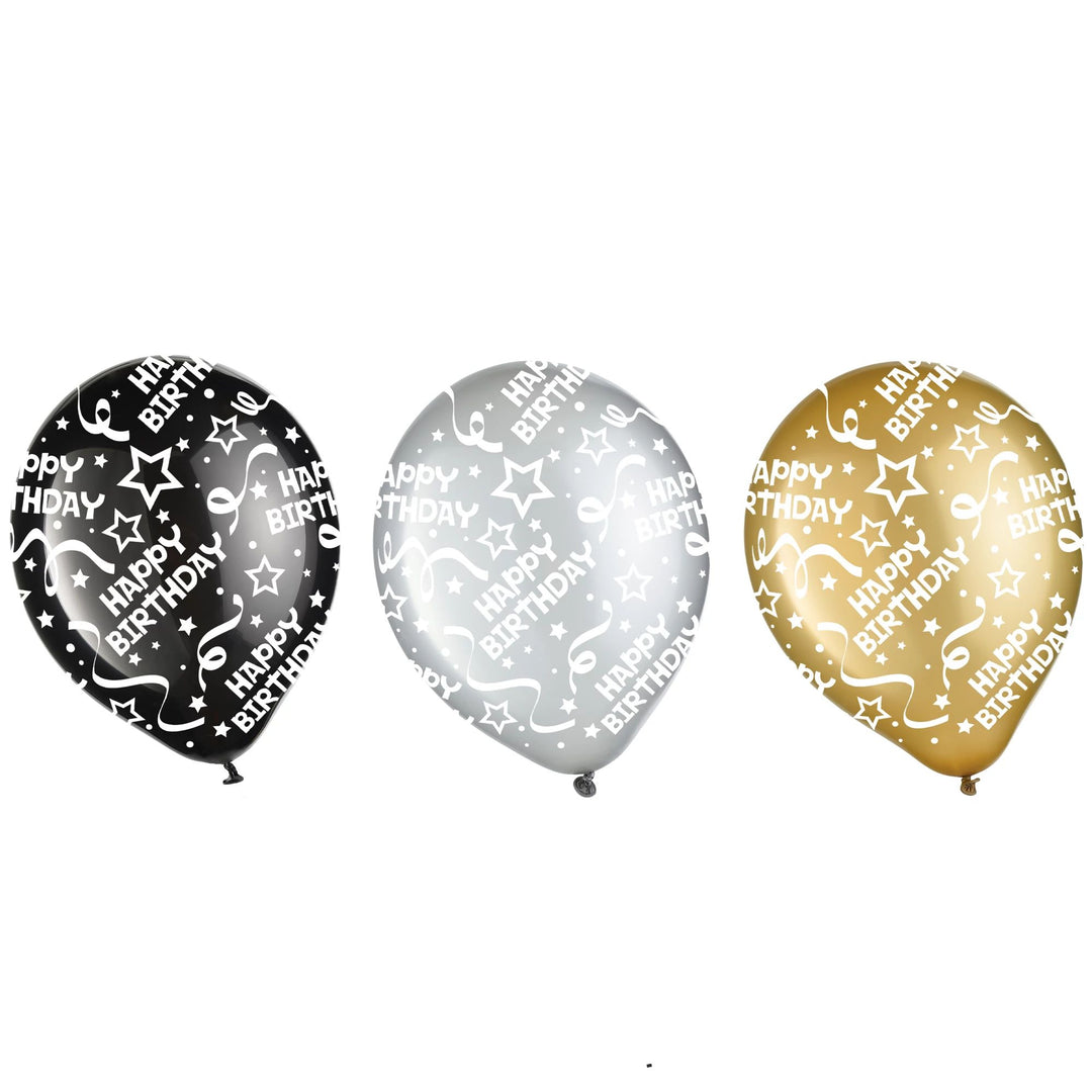 Printed Happy Birthday Balloon