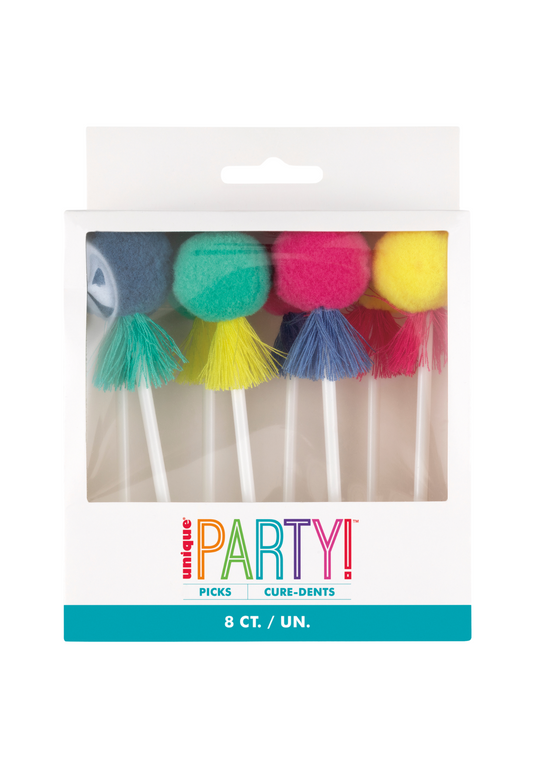 Pom Pom Food Picks - 8ct