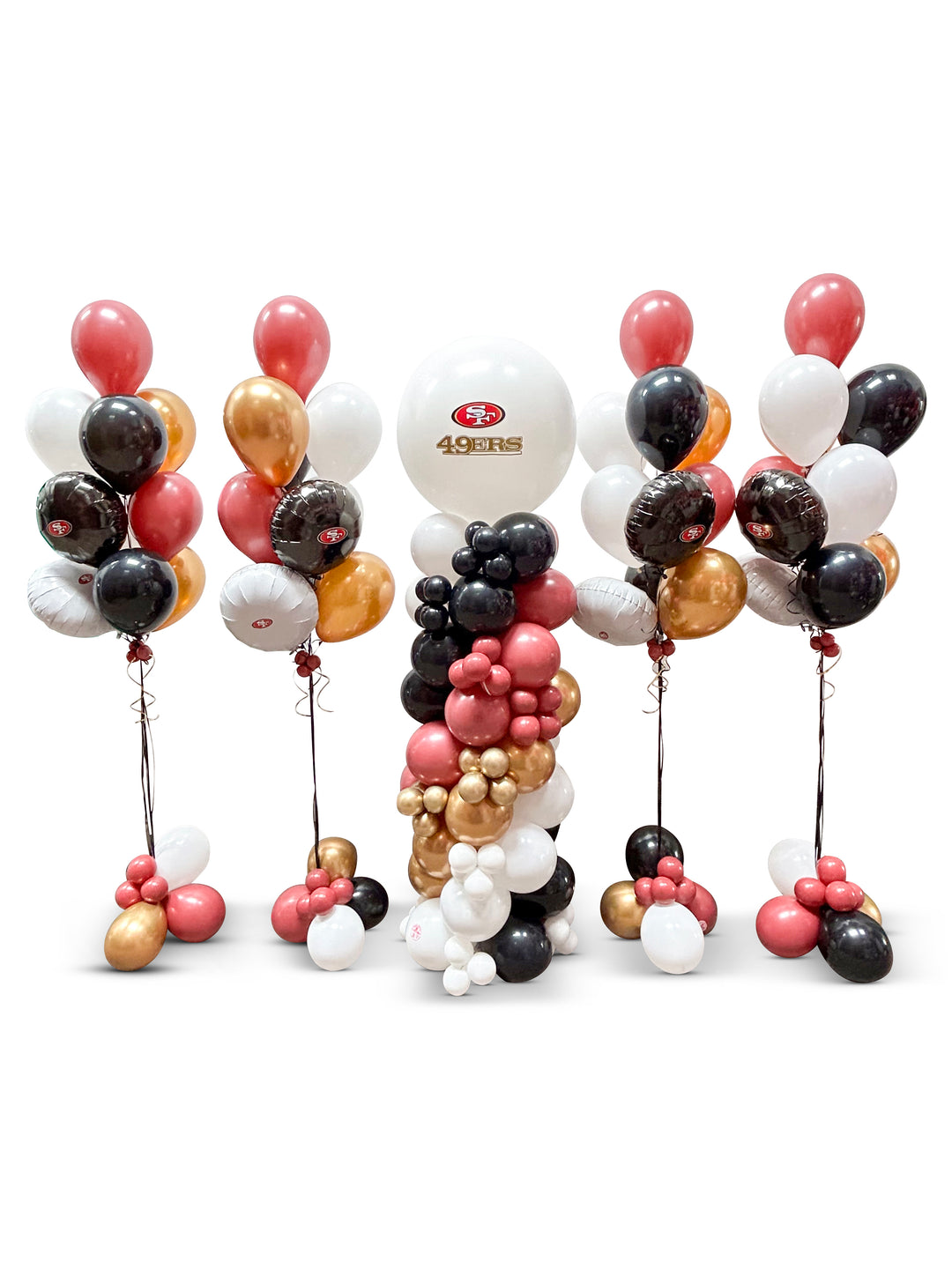 NFL Football SUPER  BALLOON BUNDLE (chiefs/49ers)