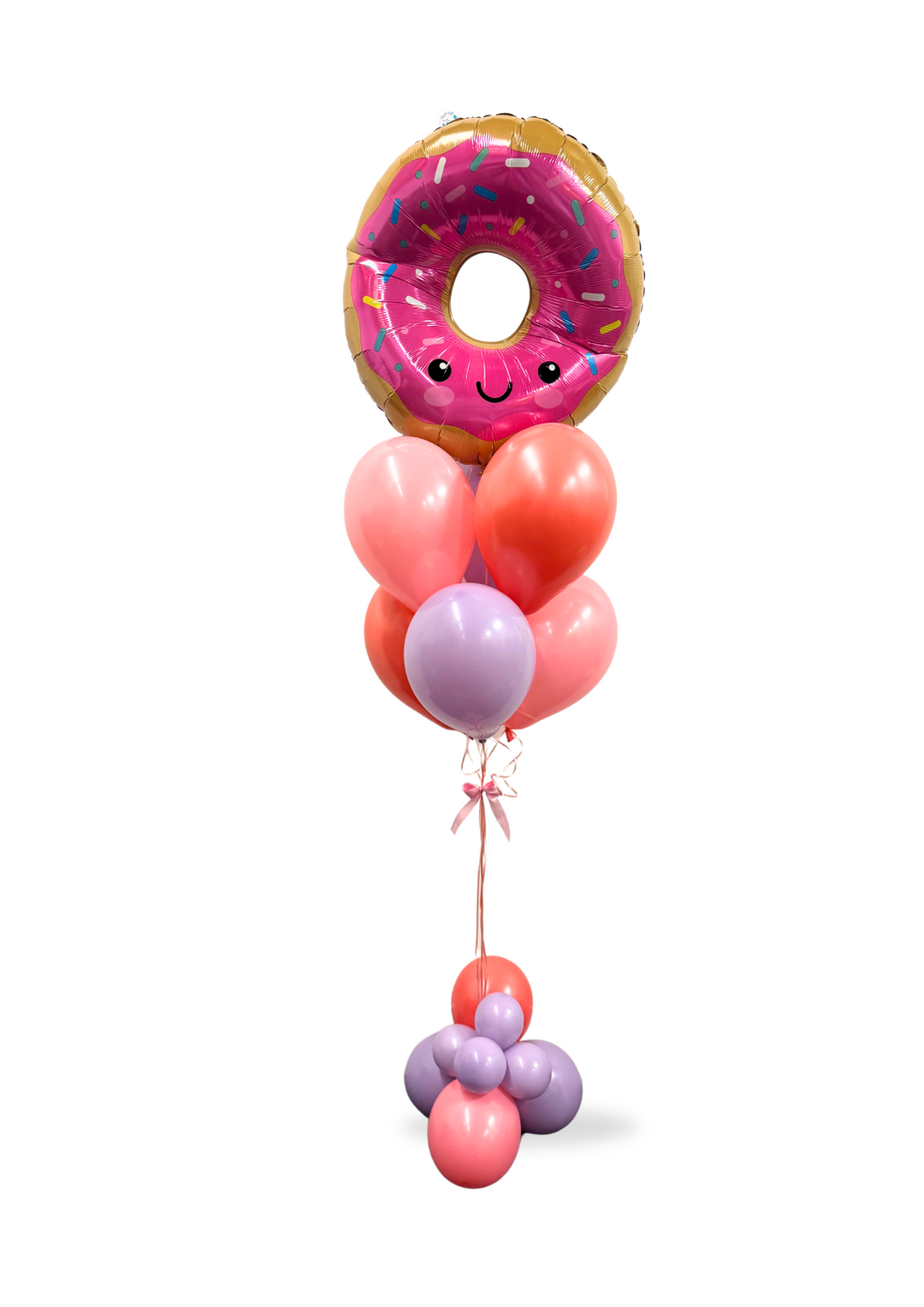 Giant Donut Foil Balloon Bouquet