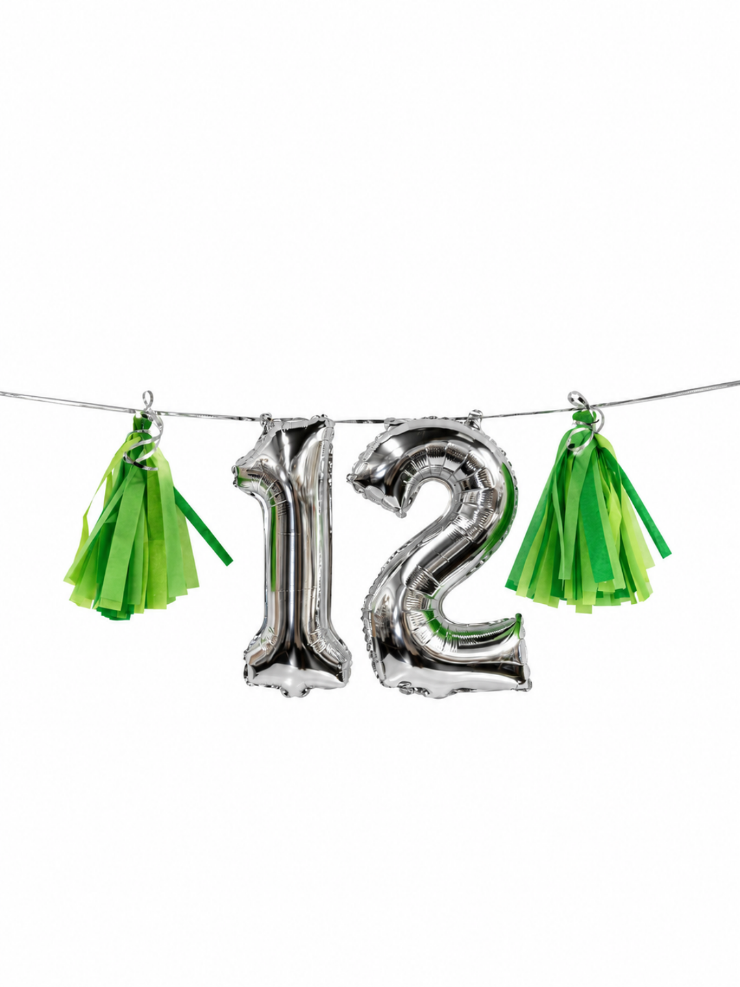 16" air filled letter and number balloons (gold colour can vary)