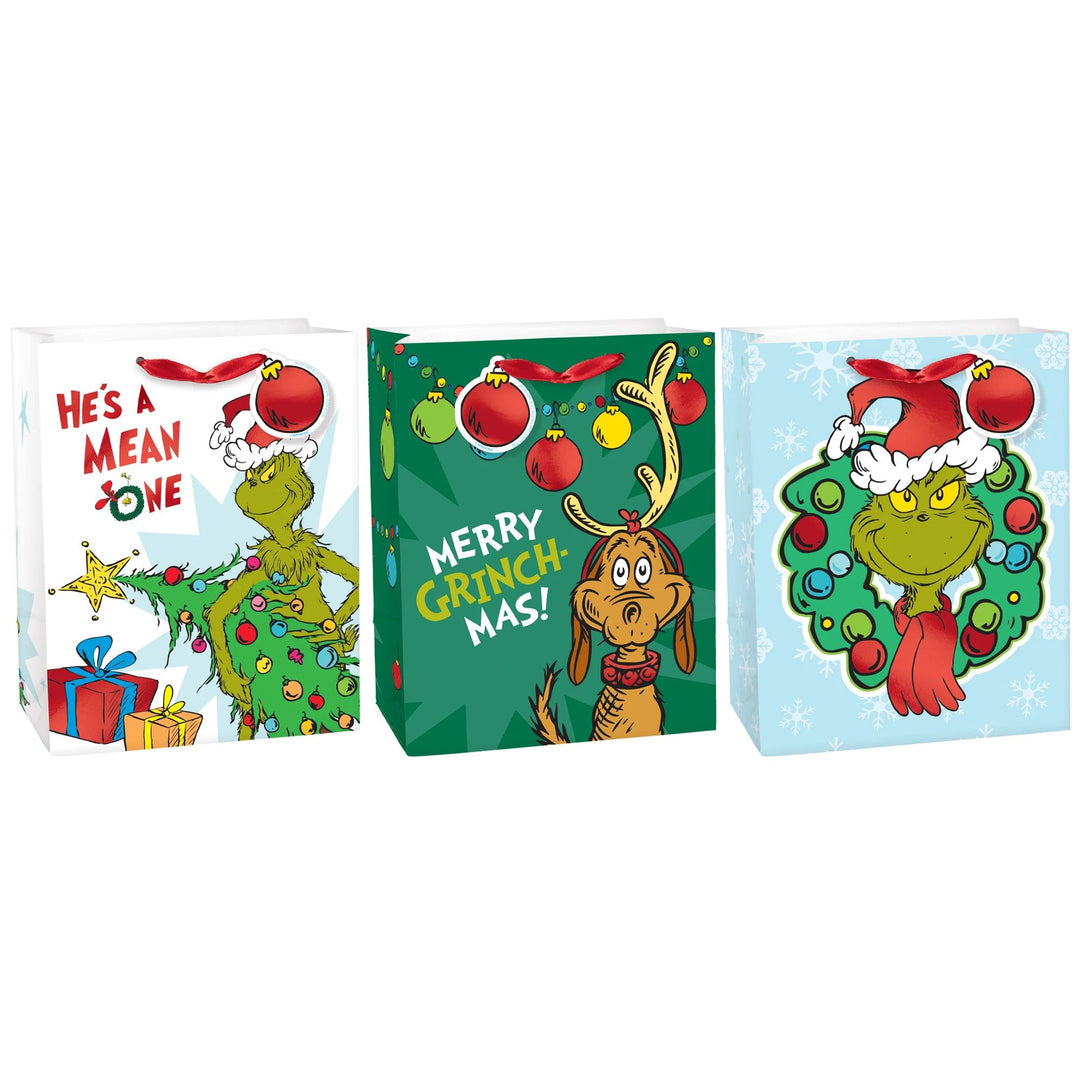 Grinch gift bags