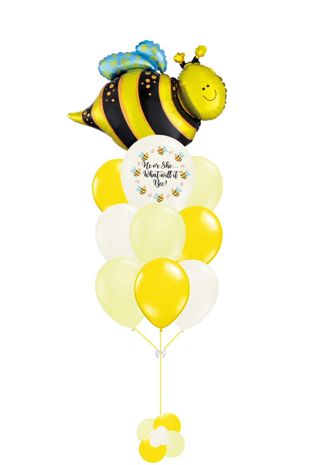 Baby Shower Bumble BEE Balloon Bouquet