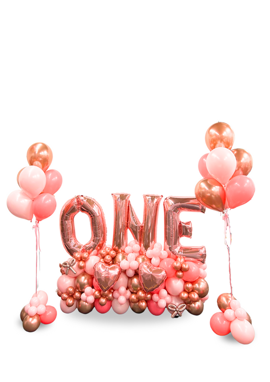 ONE Birthday Balloon Package