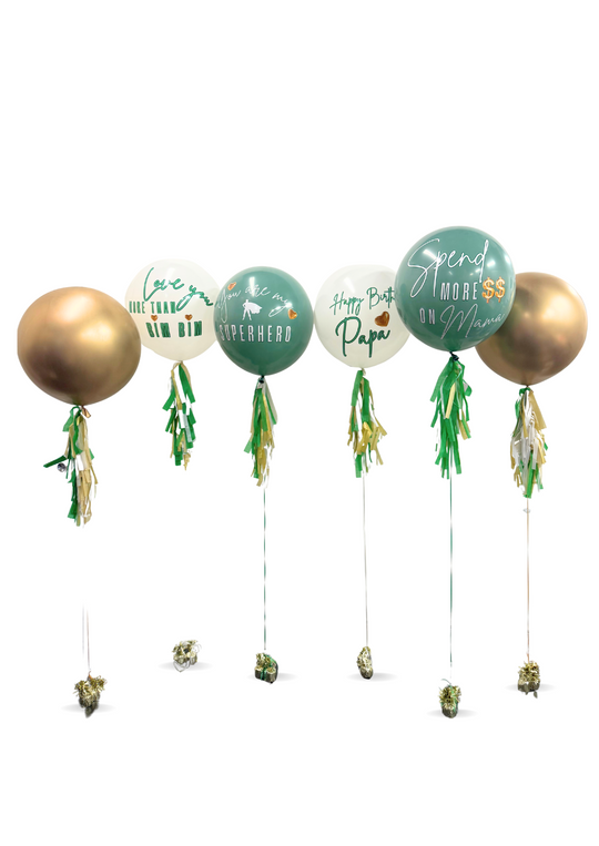 20" Custom ROUND BIRTHDAY BALLOON PACKAGE