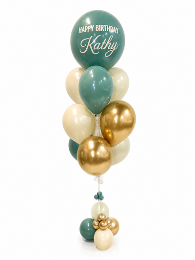 20" Custom message Balloon Bouquet (qty 1)