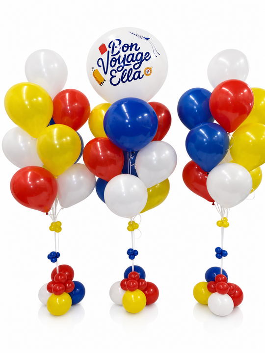 20" custom message bouquet package (3 bouquets as seen in image)