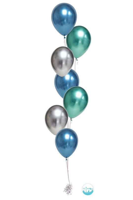 chrome balloons 