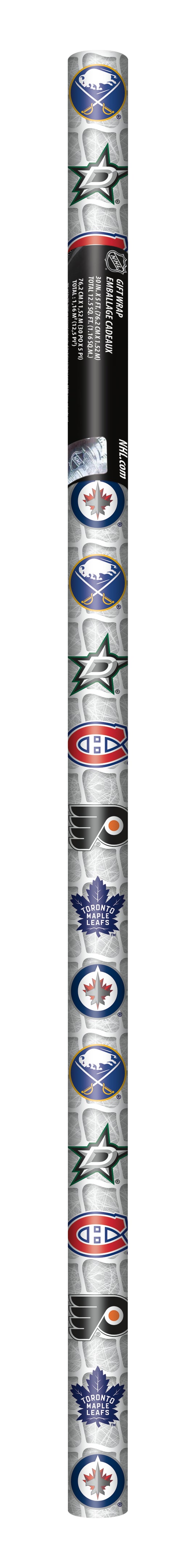 NHL Hockey Gift Wrap