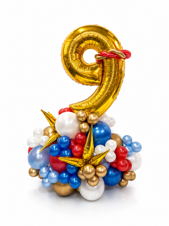 34_Number_on_Air-filled_balloon_stand