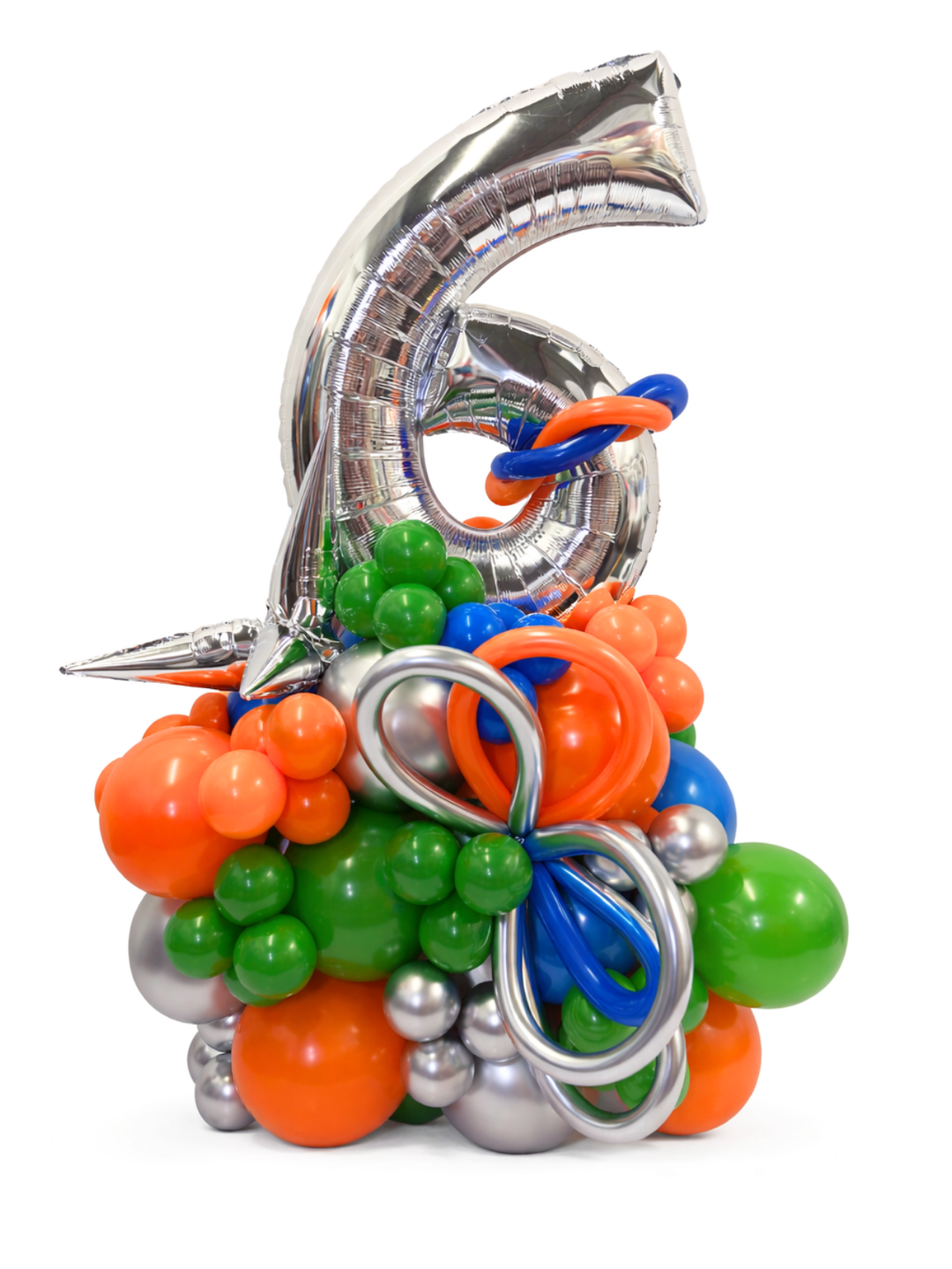 34" Number on Air-filled balloon stand