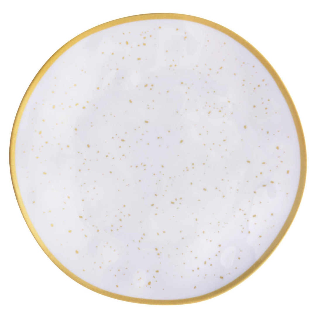 Melamine Plastic Plate - Gold