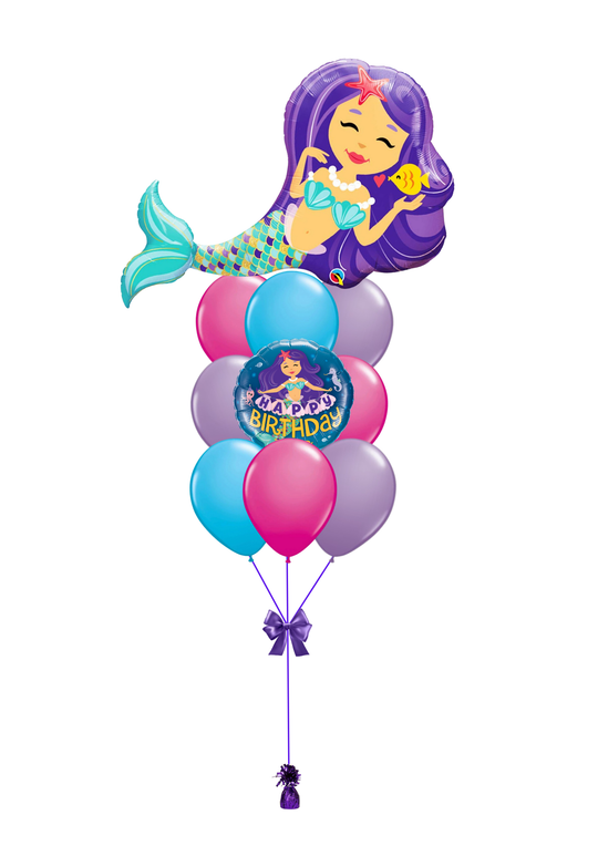 ENCHANTING MERMAID BALLOON BOUQUET