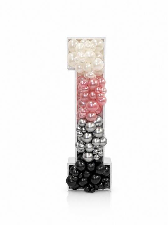 4ft_Mosaic_Number_filled_with_Balloons_72_hour_rental_QTY_1